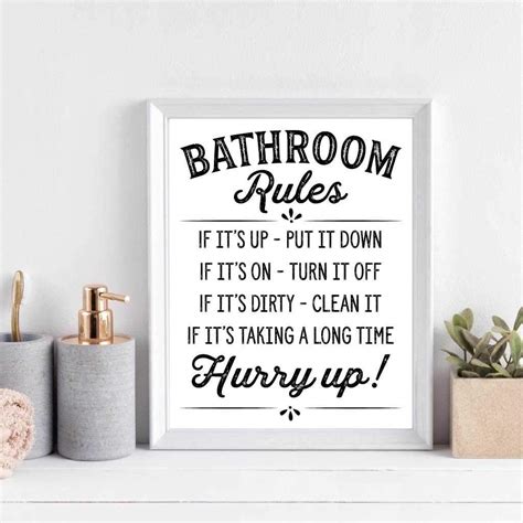 Free Printable Printable Bathroom Quotes